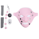 Facial mask with electric vibration facial beauty massager for skin rejuvenation and anti-wrinkle