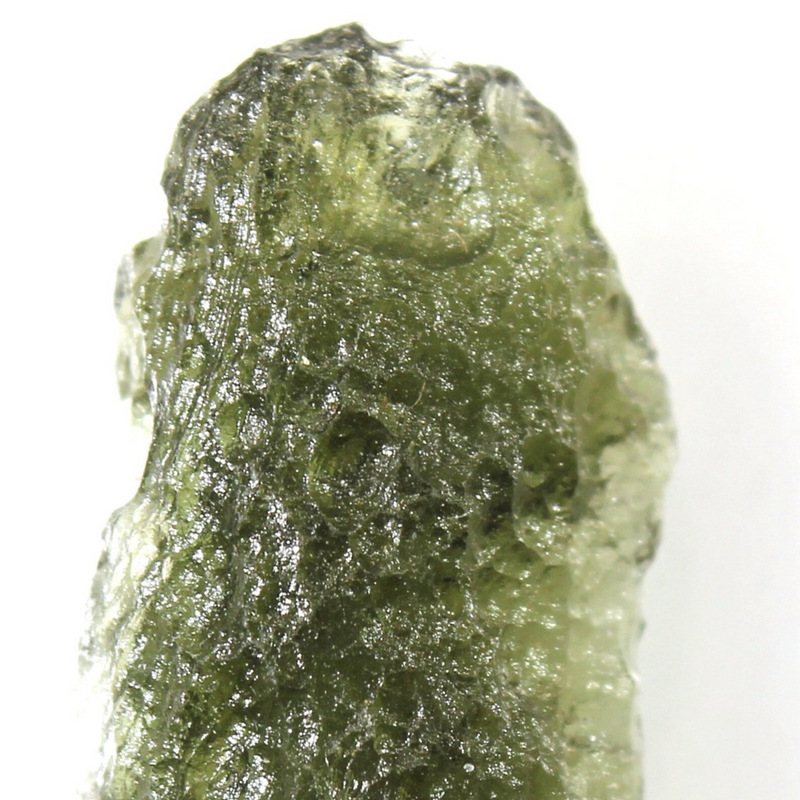 Natural Czech moldavite from locality CHLUM - year 2023, 2.53 grams, 26x12x6 mm, yellowish green color