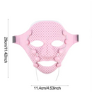 Facial mask with electric vibration facial beauty massager for skin rejuvenation and anti-wrinkle