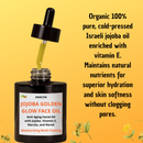 Glow Face Oil – Organic & Natural, Moisturizing, Multi-Tasking Facial Treatment Oil