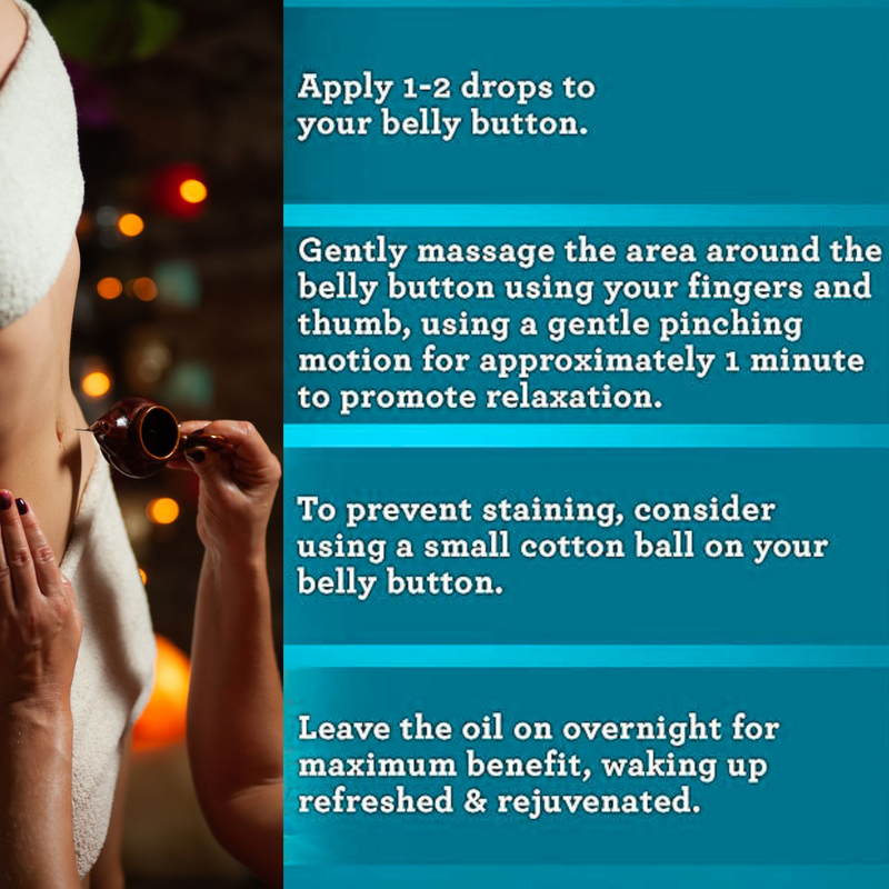 Navel Oiling – Ayurvedic Belly Button Oil with Castor, Neem