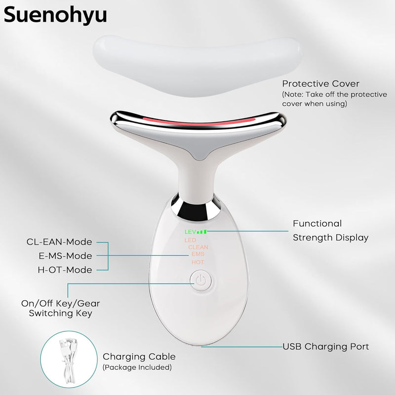 Facial Massager, Portable Face Neck Massager Wand for Skin Care