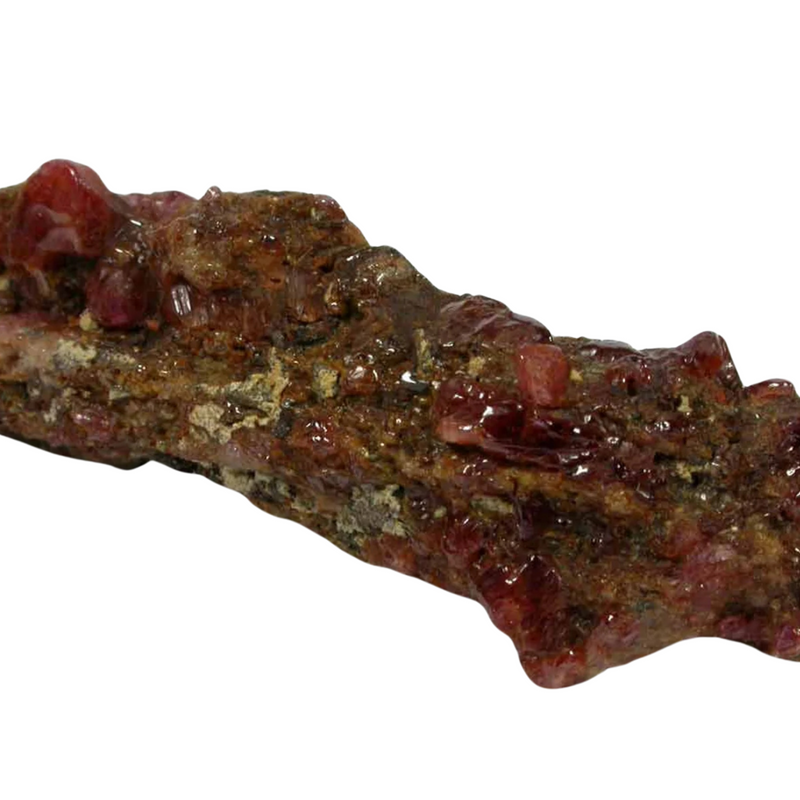 PAINITE with RUBY - Very rare Painite crystal with Ruby from Burma.