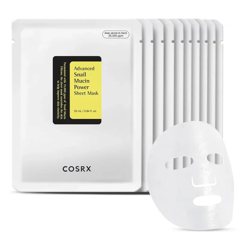 Cosrx Snail Mucin Sheet Mask 10 Pc Pack