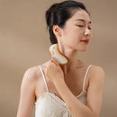 Heated and vibrating facial massager, scraper, facial lifting and slimming tool