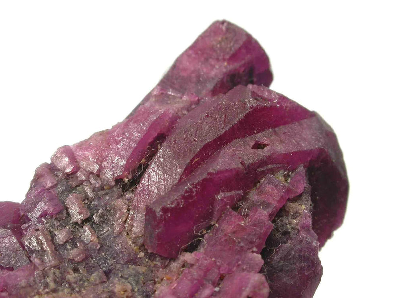 RUBY CRYSTALS -52.4 carats Stunning rich deep red Ruby Crystal from Myanmar.