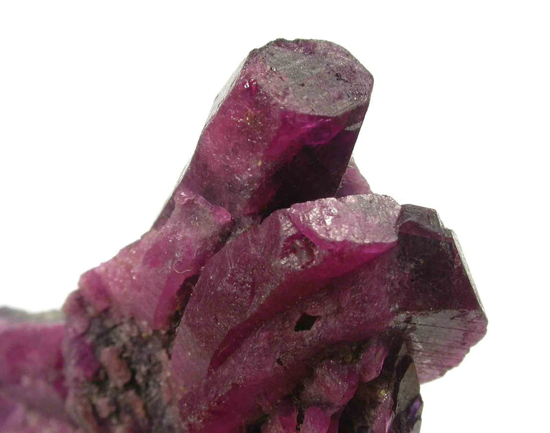 RUBY CRYSTALS -52.4 carats Stunning rich deep red Ruby Crystal from Myanmar.