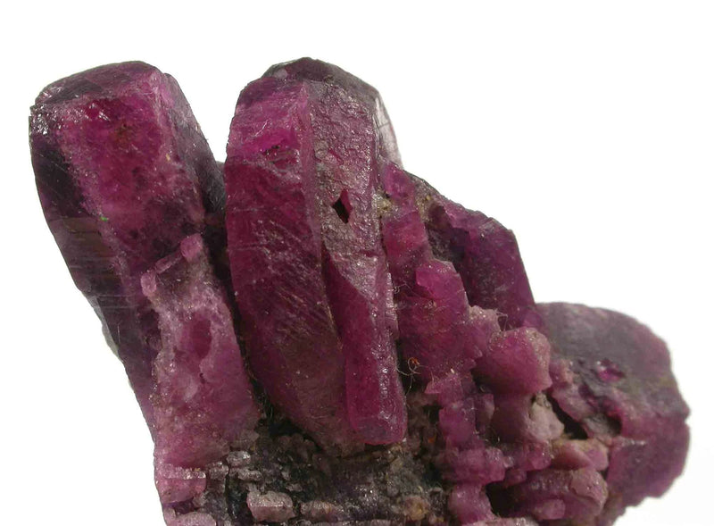 RUBY CRYSTALS -52.4 carats Stunning rich deep red Ruby Crystal from Myanmar.