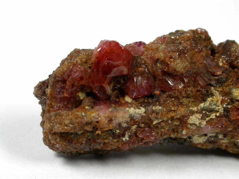 PAINITE with RUBY - Very rare Painite crystal with Ruby from Burma.