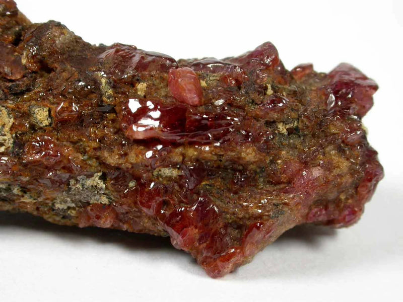 PAINITE with RUBY - Very rare Painite crystal with Ruby from Burma.