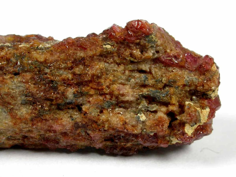 PAINITE with RUBY - Very rare Painite crystal with Ruby from Burma.