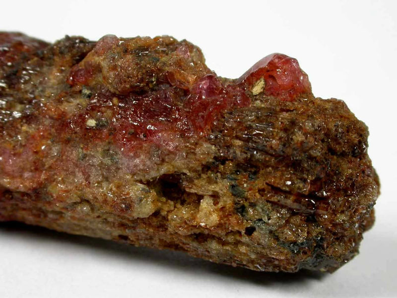 PAINITE with RUBY - Very rare Painite crystal with Ruby from Burma.