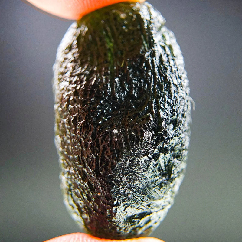 Certified Big Moldavite - Boulder shape