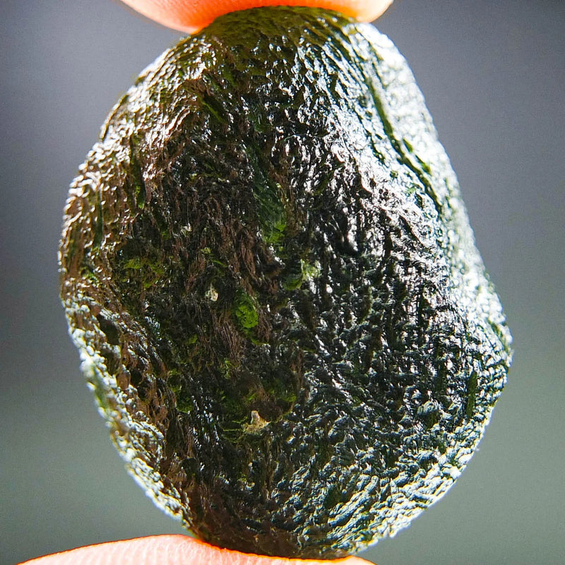 Certified Big Moldavite - Boulder shape