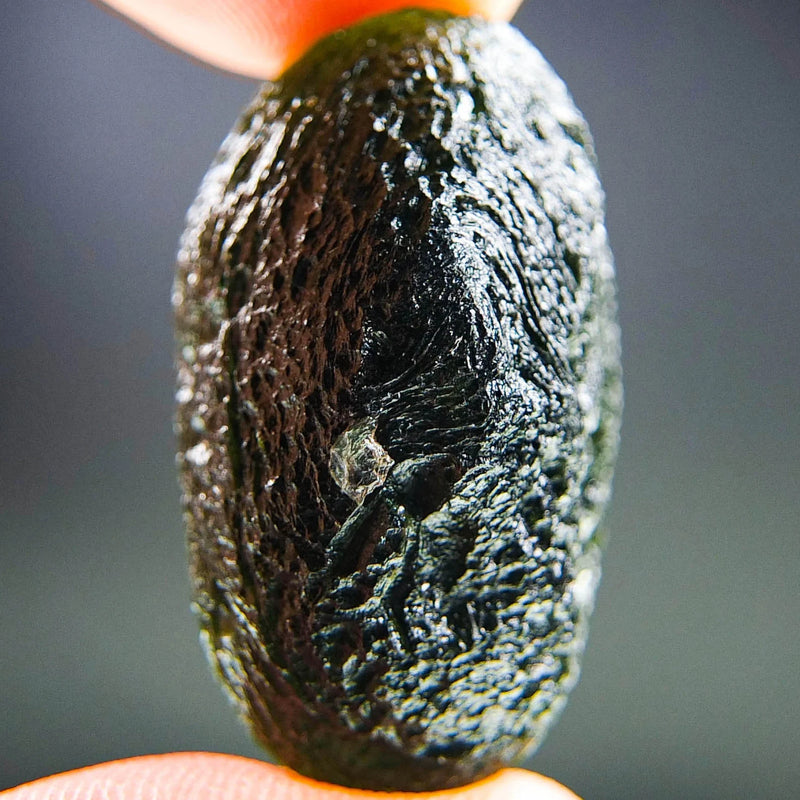 Certified Big Moldavite - Boulder shape