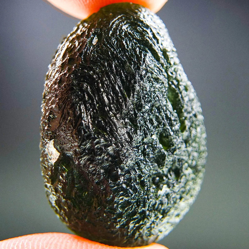 Certified Big Moldavite - Boulder shape