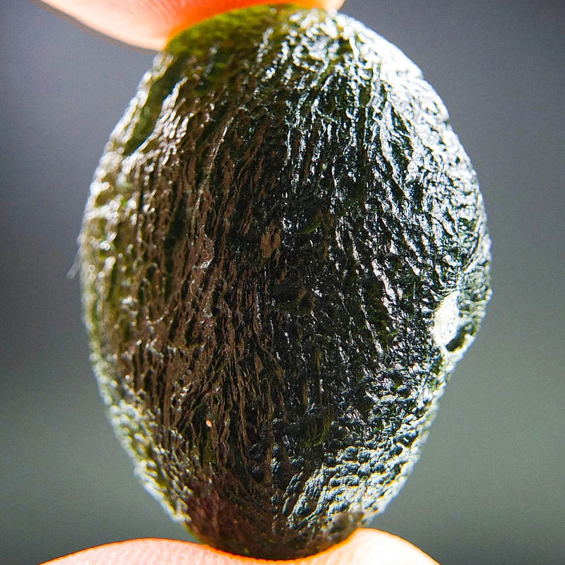 Certified Big Moldavite - Boulder shape