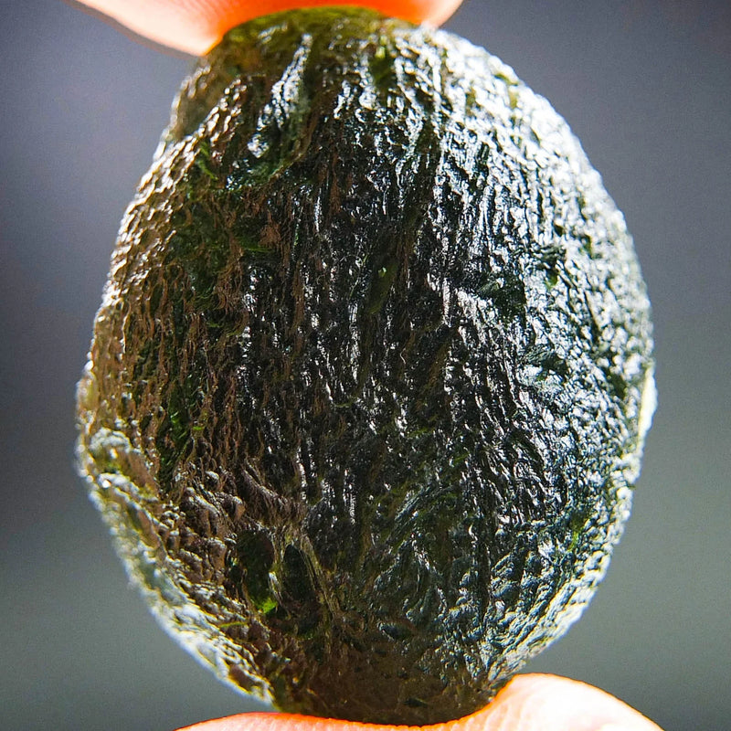 Certified Big Moldavite - Boulder shape