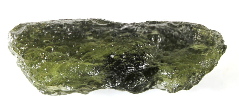 Natural Czech moldavite from locality CHLUM - year 2023, 2.53 grams, 26x12x6 mm, yellowish green color