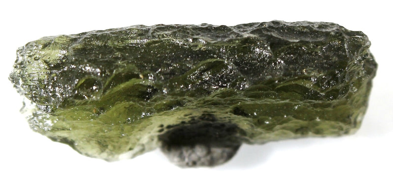 Natural Czech moldavite from locality CHLUM - year 2023, 2.53 grams, 26x12x6 mm, yellowish green color